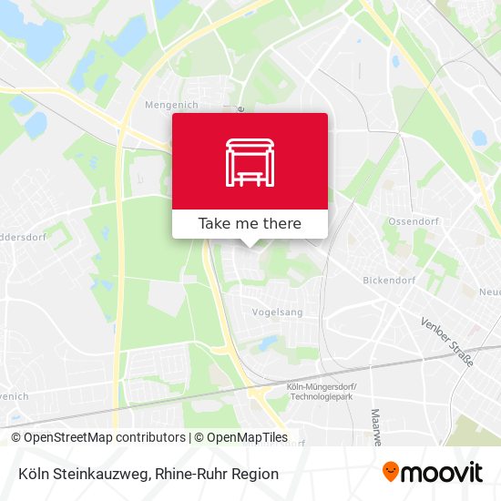 Köln Steinkauzweg map