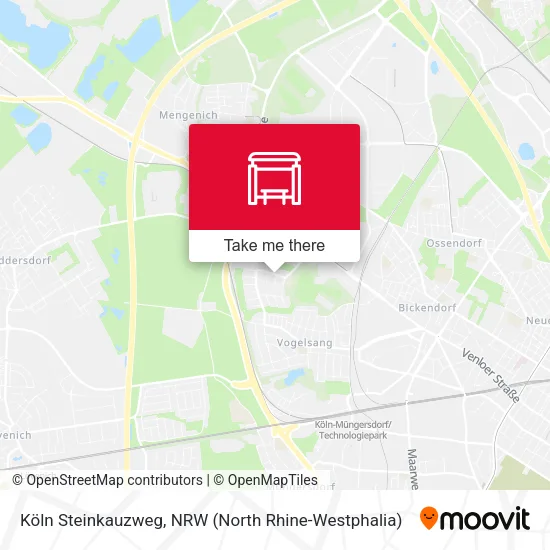 Карта Köln Steinkauzweg