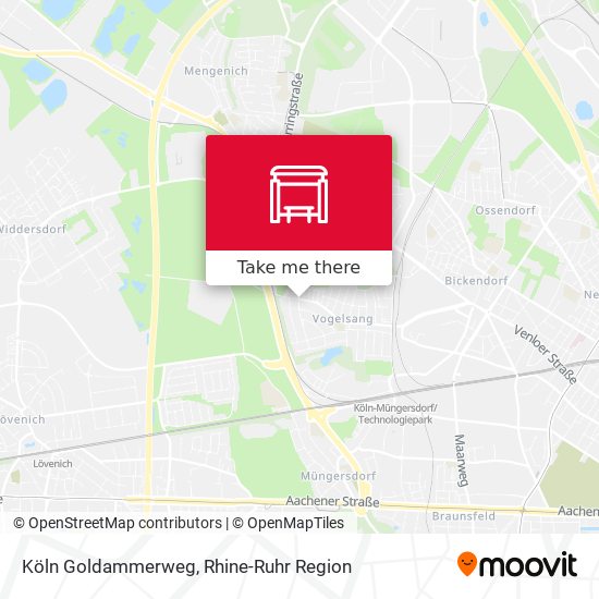 Köln Goldammerweg map