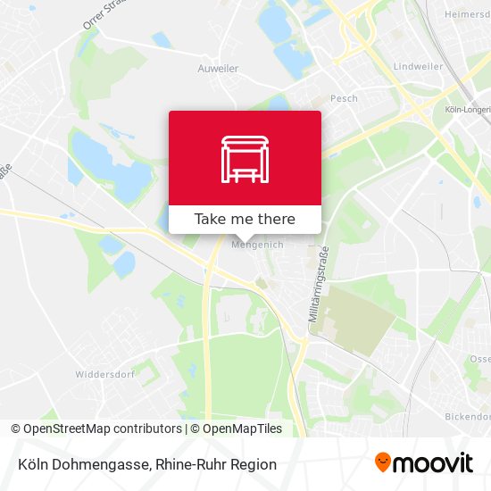 Köln Dohmengasse map