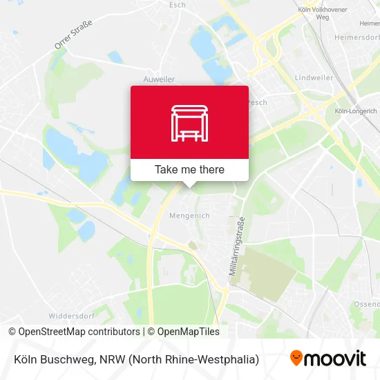 Карта Köln Buschweg