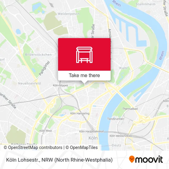 Карта Köln Lohsestr.