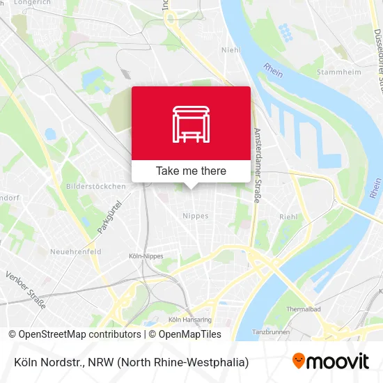 Карта Köln Nordstr.