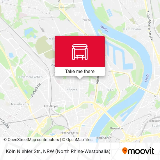 Карта Köln Niehler Str.