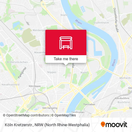 Карта Köln Kretzerstr.