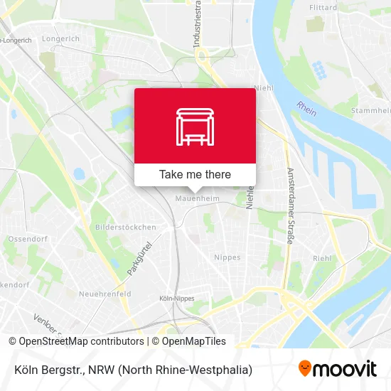 Карта Köln Bergstr.