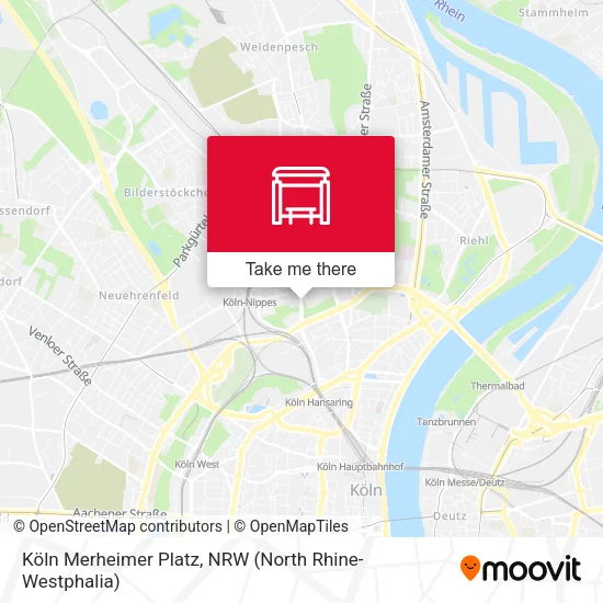 Карта Köln Merheimer Platz