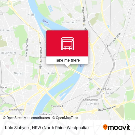 Карта Köln Slabystr.