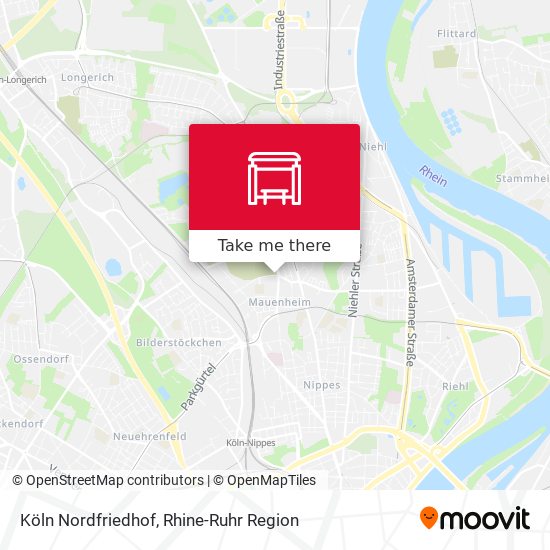 Köln Nordfriedhof map