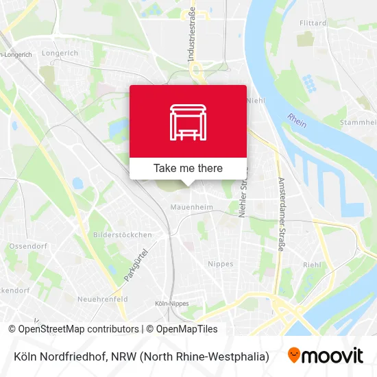 Köln Nordfriedhof map