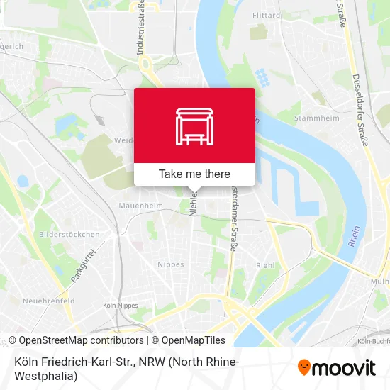 Карта Köln Friedrich-Karl-Str.