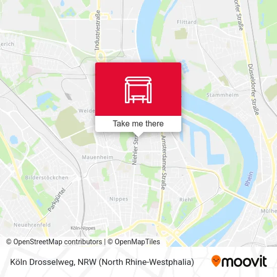 Карта Köln Drosselweg