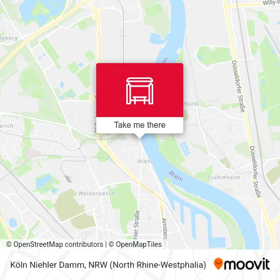 Карта Köln Niehler Damm