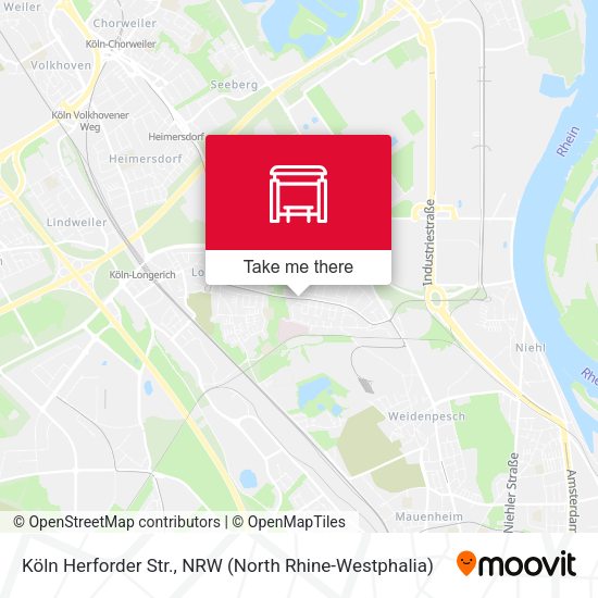 Карта Köln Herforder Str.