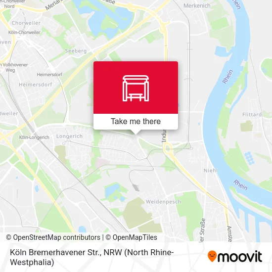 Карта Köln Bremerhavener Str.