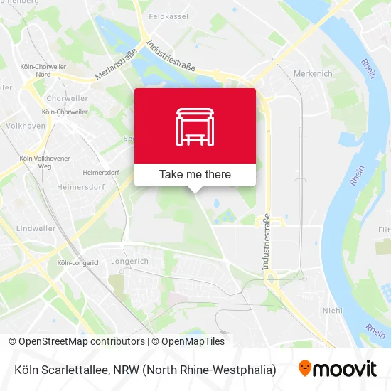 Карта Köln Scarlettallee