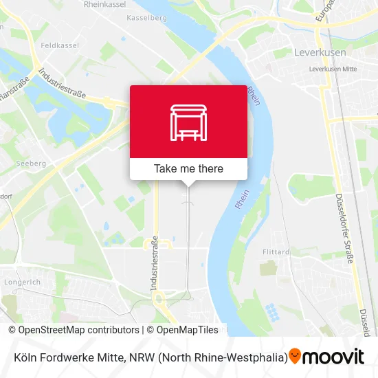 Köln Fordwerke Mitte map