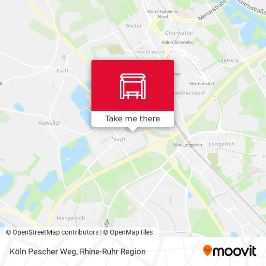 Köln Pescher Weg map