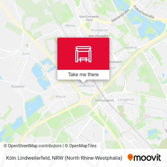 Карта Köln Lindweilerfeld
