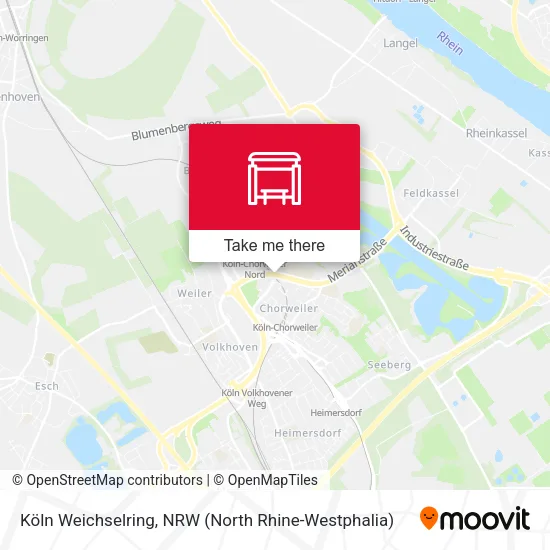 Карта Köln Weichselring