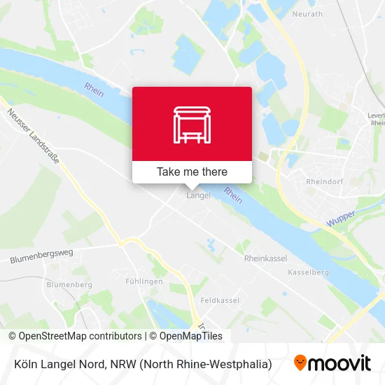 Карта Köln Langel Nord