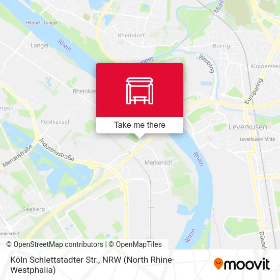 Карта Köln Schlettstadter Str.