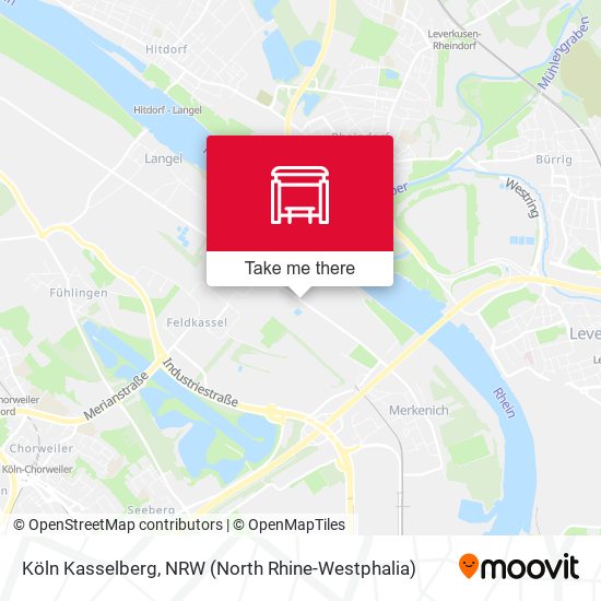 Köln Kasselberg map