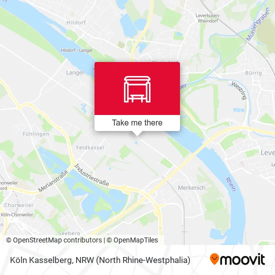 Карта Köln Kasselberg
