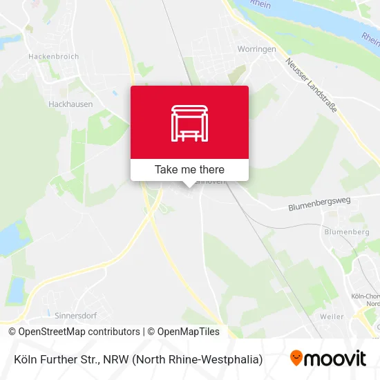 Карта Köln Further Str.