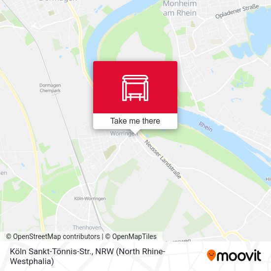 Карта Köln Sankt-Tönnis-Str.
