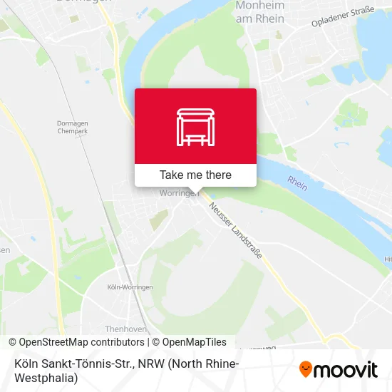 Карта Köln Sankt-Tönnis-Str.