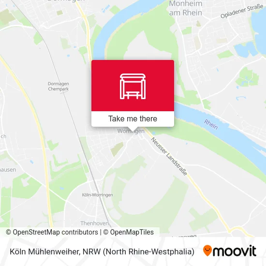 Карта Köln Mühlenweiher