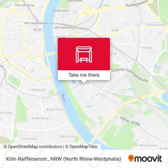 Карта Köln Raiffeisenstr.