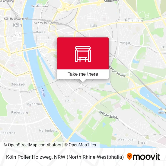 Карта Köln Poller Holzweg