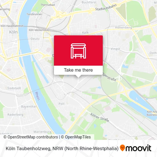 Карта Köln Taubenholzweg