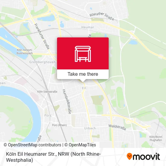 Карта Köln Eil Heumarer Str.