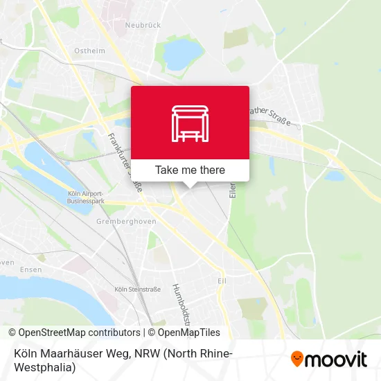 Карта Köln Maarhäuser Weg