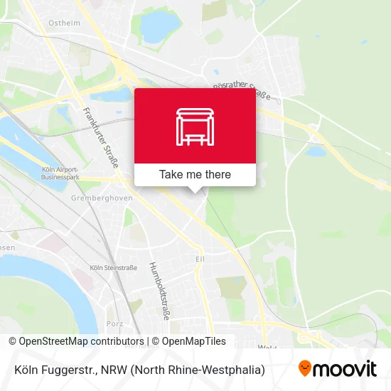 Карта Köln Fuggerstr.