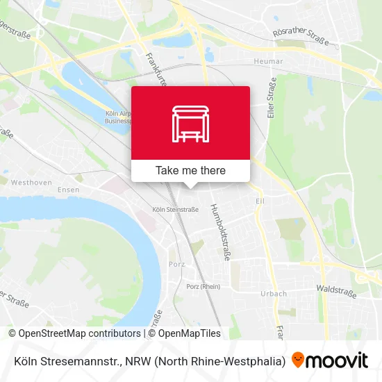 Карта Köln Stresemannstr.