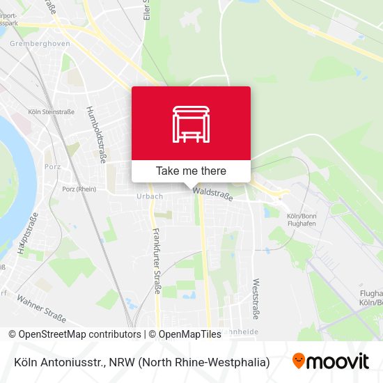 Карта Köln Antoniusstr.