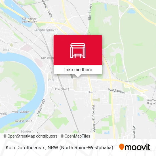 Карта Köln Dorotheenstr.