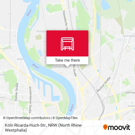 Карта Köln Ricarda-Huch-Str.