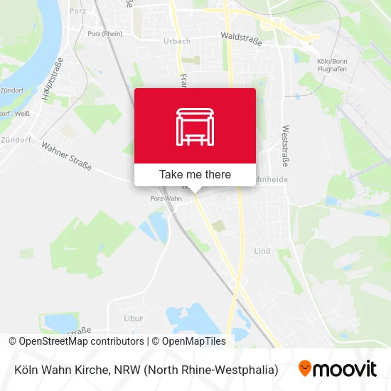 Карта Köln Wahn Kirche