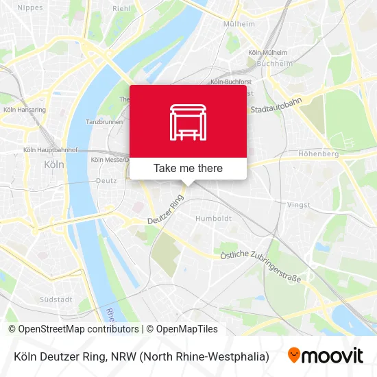 Köln Deutzer Ring map