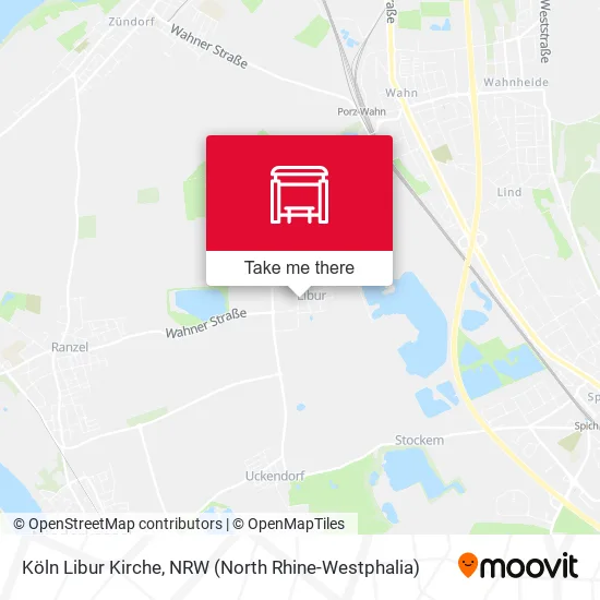 Карта Köln Libur Kirche