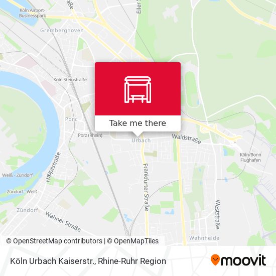 Köln Urbach Kaiserstr. map