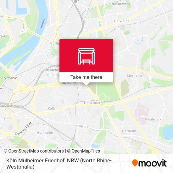 Карта Köln Mülheimer Friedhof