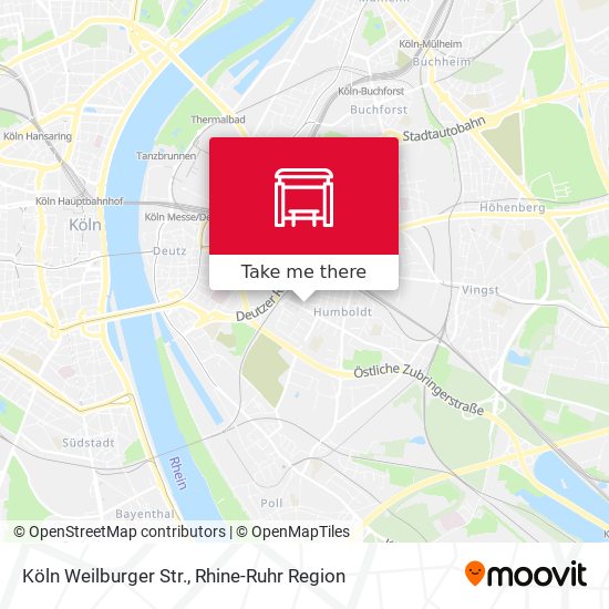 Köln Weilburger Str. map