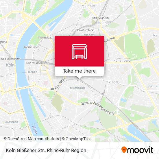 Köln Gießener Str. map