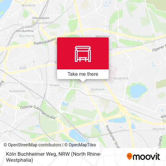 Карта Köln Buchheimer Weg